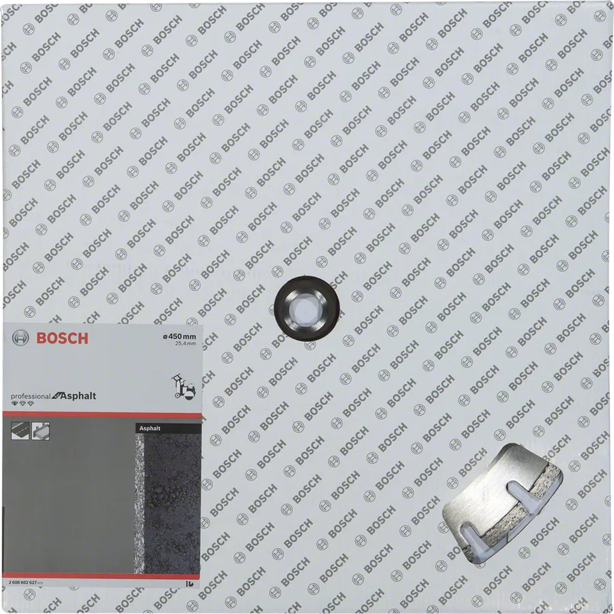 BOSCH Asphalt Diamond Cutting Disc, 450 x 25.4 x 10 mm 2608602627
