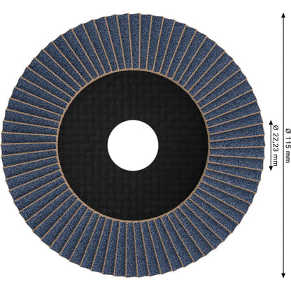 BOSCH PRO X571 Flap Disc, Angled, 115 mm, G40 2608605450