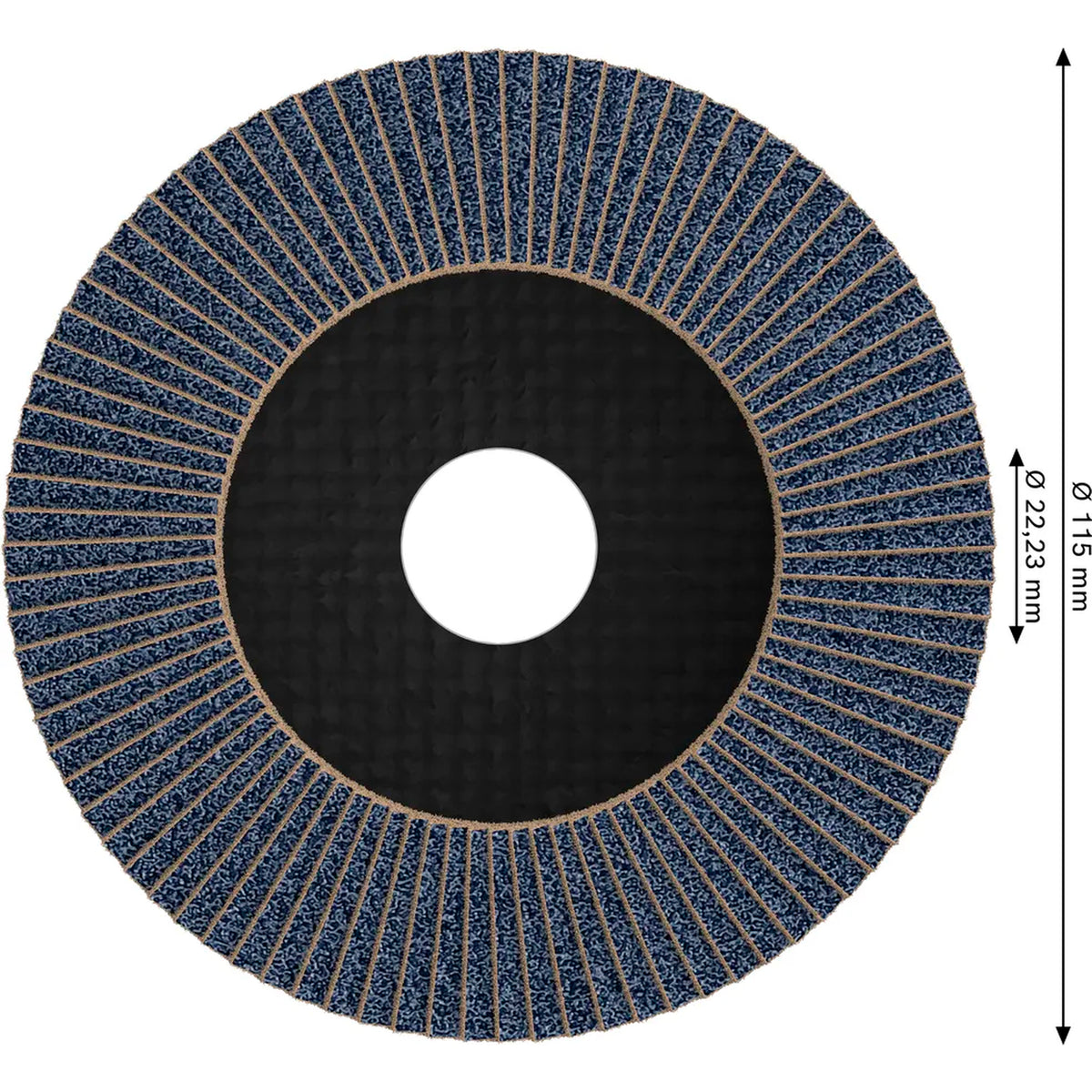 BOSCH PRO X571 Flap Disc, Angled, 115 mm, G80 2608605452