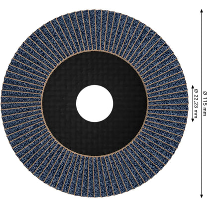 BOSCH PRO X571 Flap Disc, Angled, 115 mm, G80 2608605452