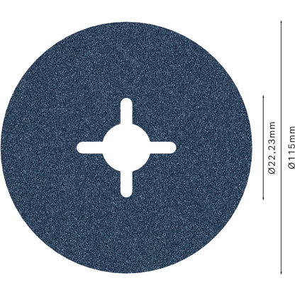 BOSCH PRO R574 Fibre Disc, 115 mm, G100 2608606729