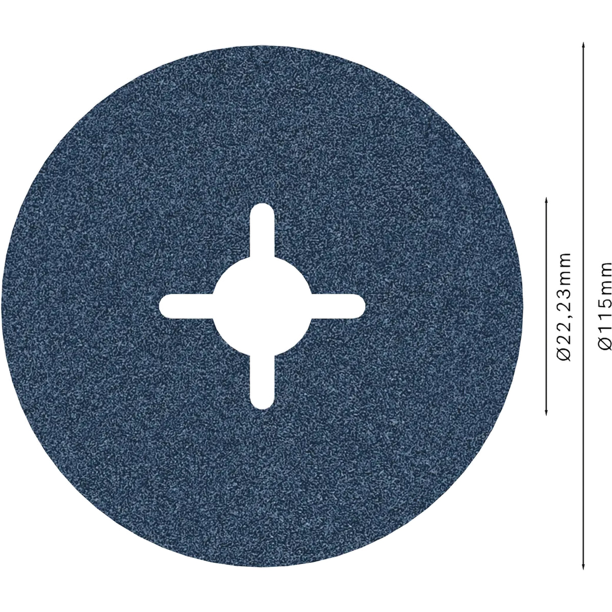 BOSCH PRO R574 Fibre Disc, 115 mm, G120 2608606730