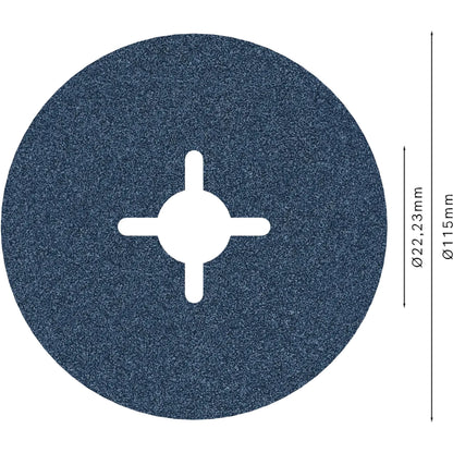 BOSCH PRO R574 Fibre Disc, 115 mm, G120 2608606730