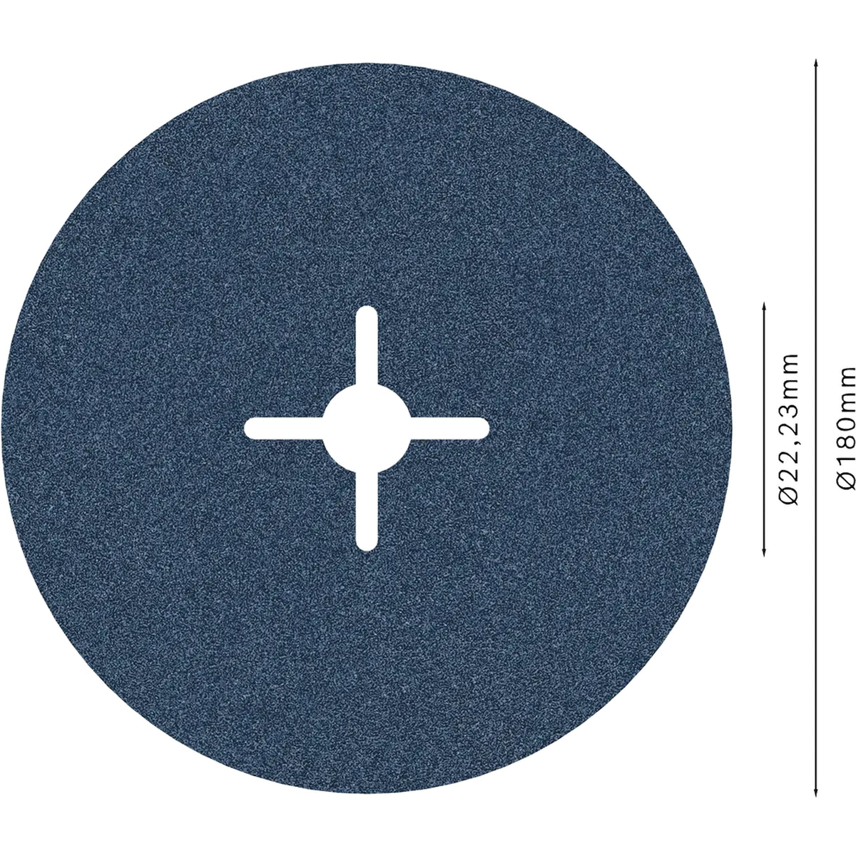 BOSCH PRO R574 Fibre Disc, 180 mm, G120 2608606745