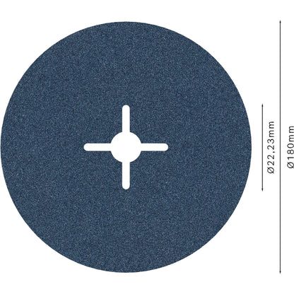 BOSCH PRO R574 Fibre Disc, 180 mm, G120 2608606745