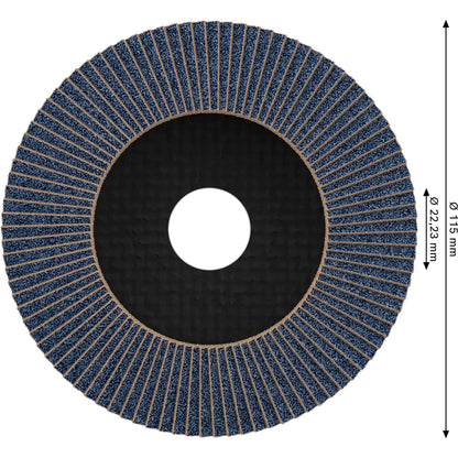 BOSCH PRO X571 Flap Disc, Angled, 115 mm, G120 2608607319