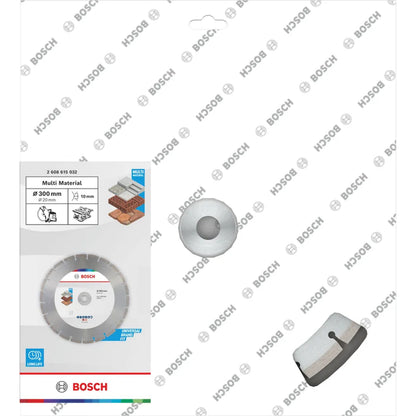 BOSCH Multi Material Diamond Cutting Disc, 300 x 20 x 7 mm 2608615032