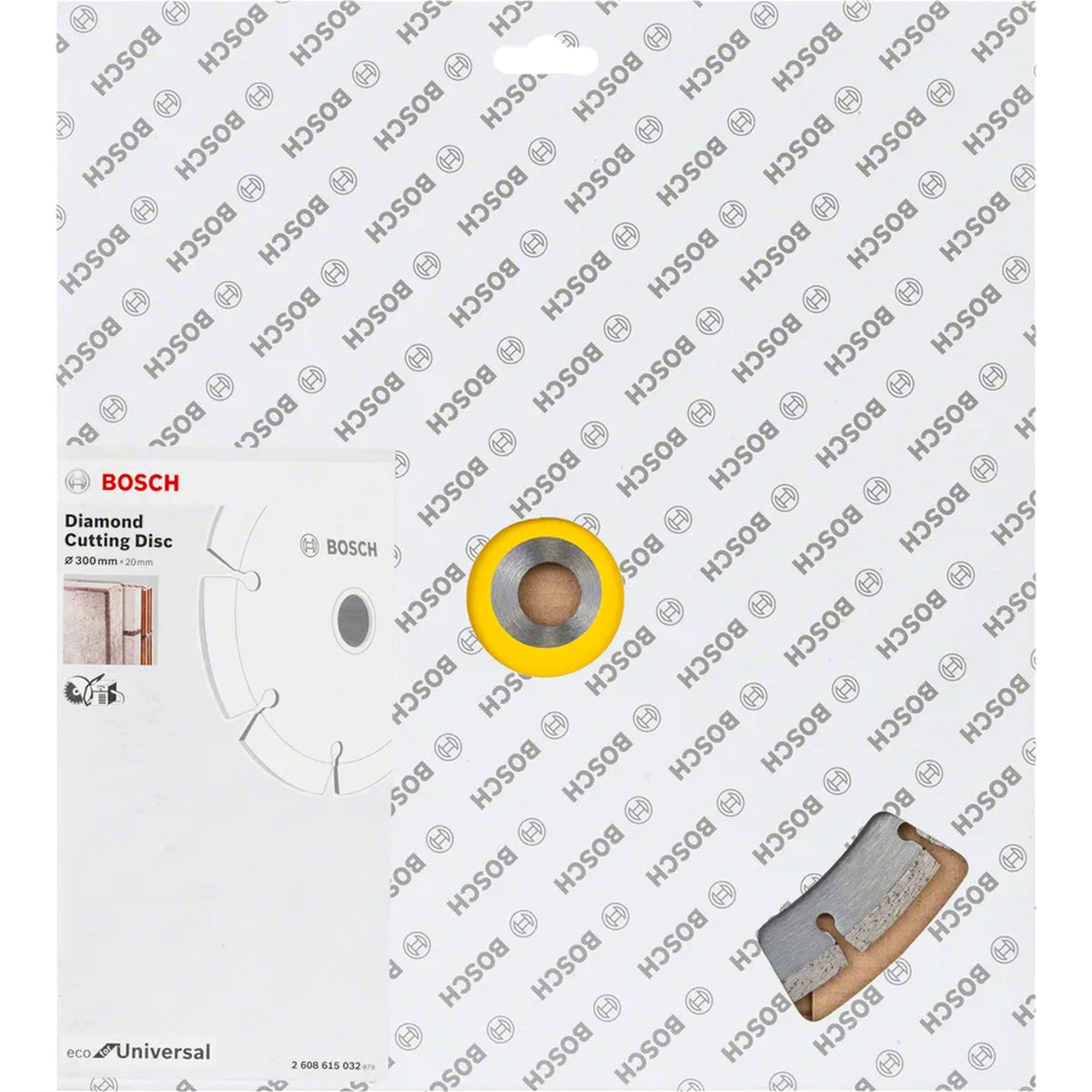 BOSCH Multi Material Diamond Cutting Disc, 300 x 20 x 7 mm 2608615032