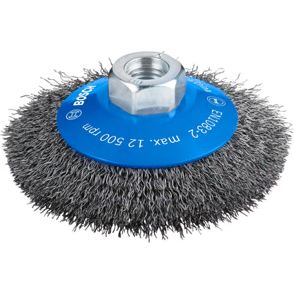 BOSCH PRO Metal clean Bevel Brush, 100 x 0.3 mm, Thread 2608622057