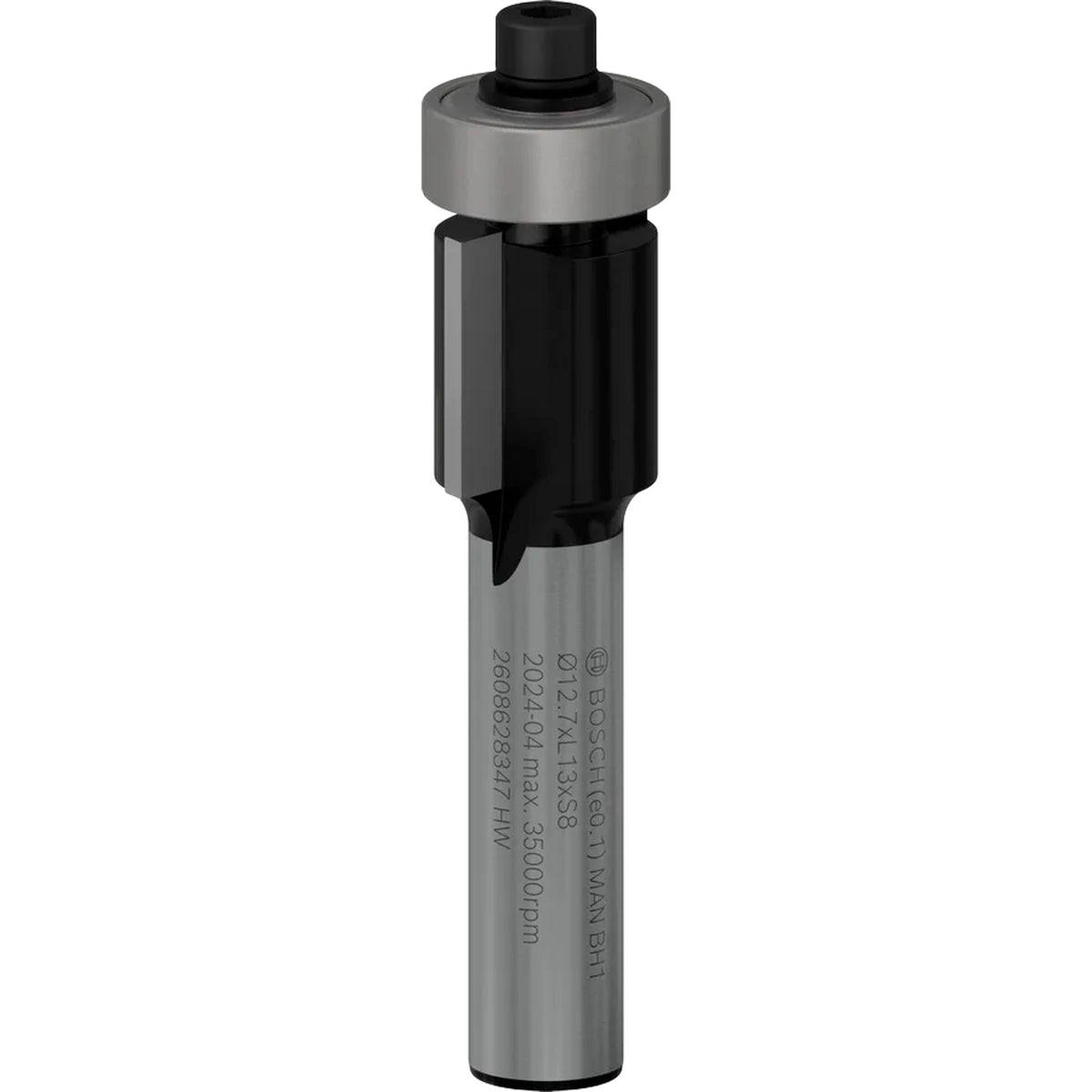 BOSCH PRO Router Bit Bottom Bearing Flush Trim, Ø 12.7 x L 13, Shank 8 mm 2608628347