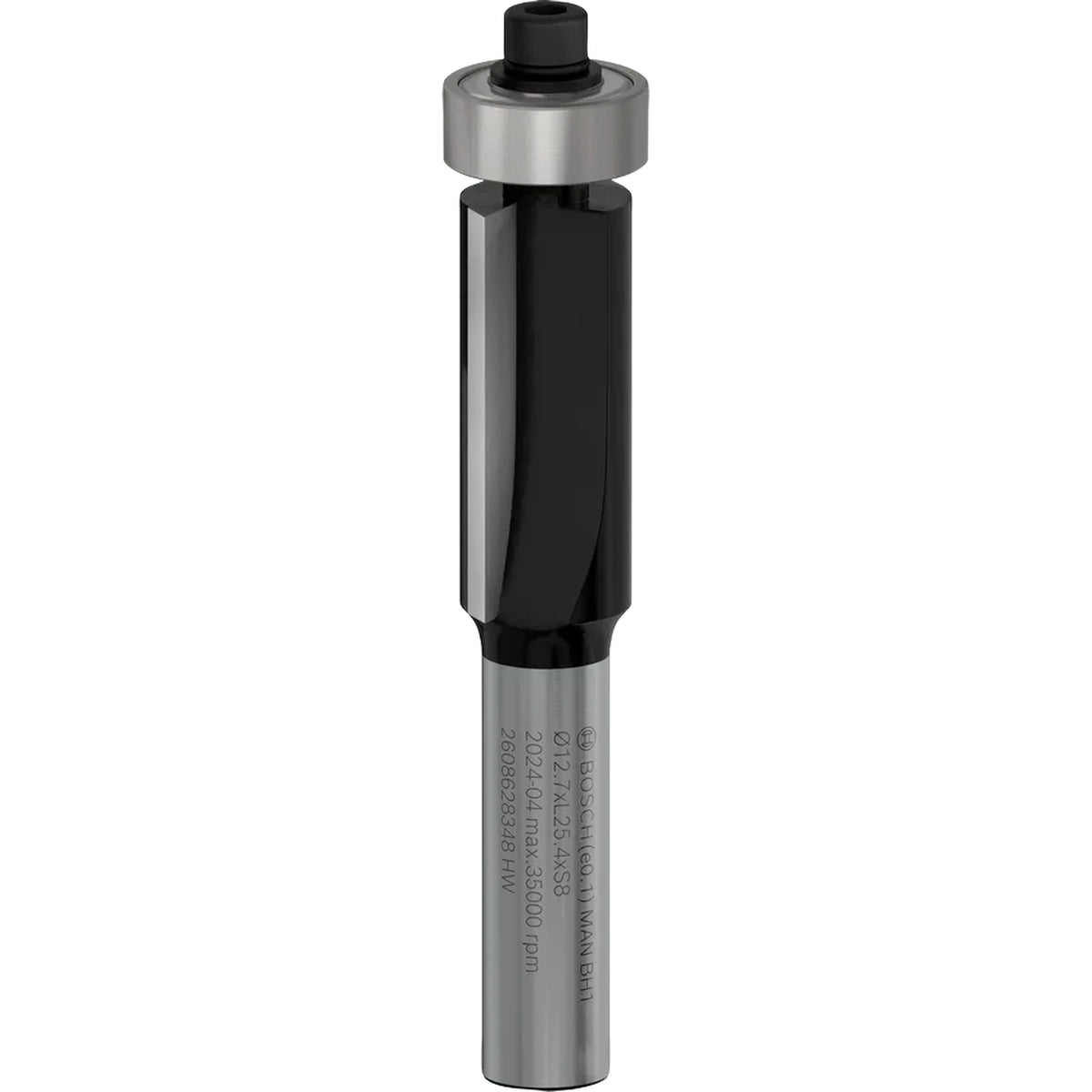 BOSCH PRO Router Bit Bottom Bearing Flush Trim, Ø 12.7 x L 25.4, Shank 8 mm 2608628348