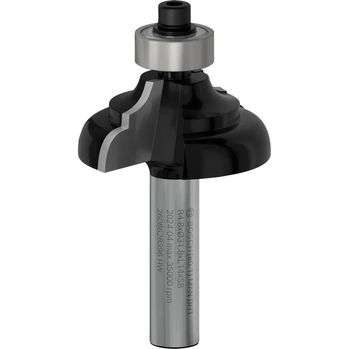 BOSCH PRO Router Bit Classical Ogee, R 4.8, Shank 8 mm 2608628396