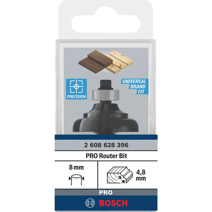 BOSCH PRO Router Bit Classical Ogee, R 4.8, Shank 8 mm 2608628396