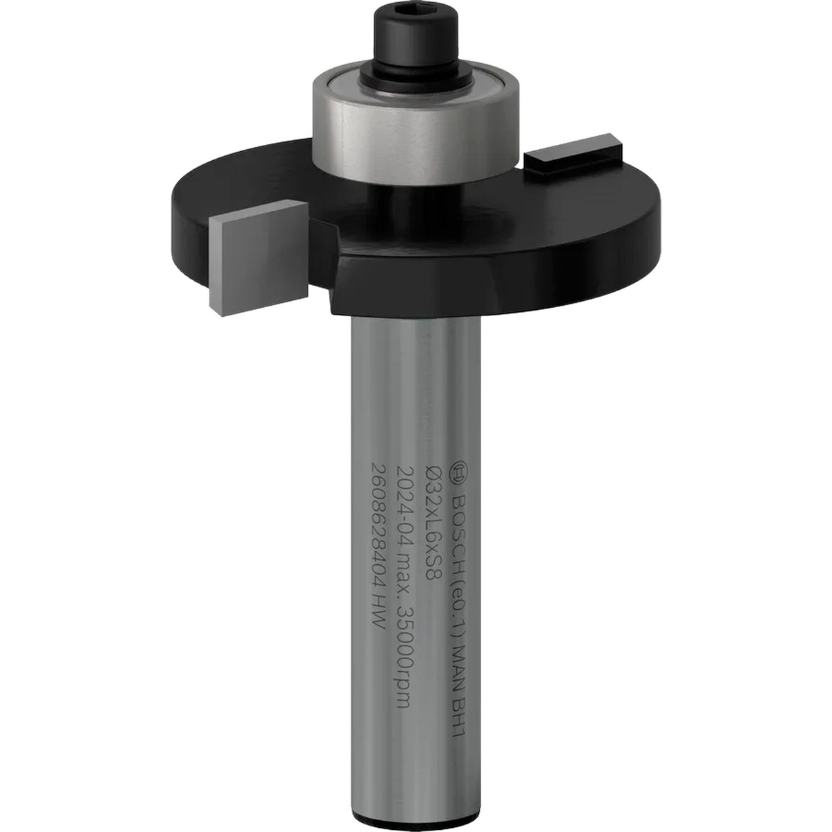 BOSCH PRO Router Bit Slotting, L 6, Shank 8 mm 2608628404