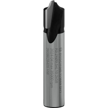 BOSCH PRO Router Bit Beading, R 3.2 x Ø 9.5, Shank 8 mm 2608628405