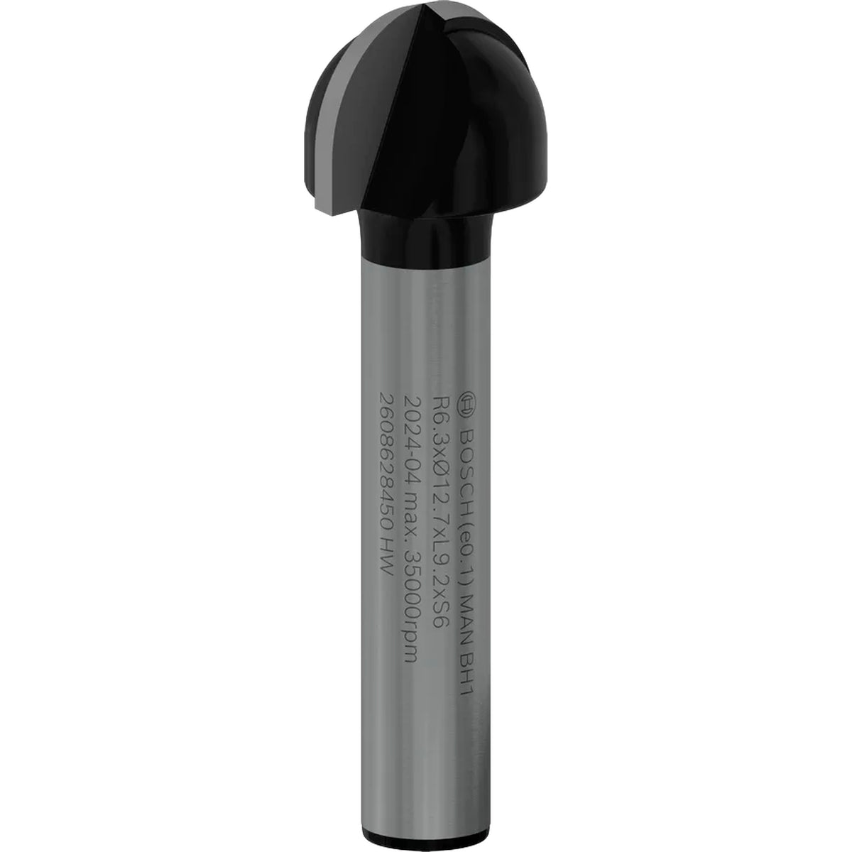 BOSCH PRO Router Bit Core Box, R 6.3, Shank 6 mm 2608628450