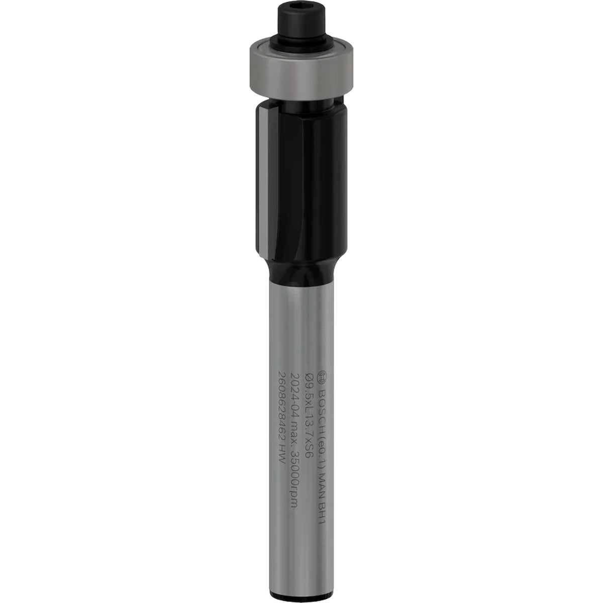 BOSCH PRO Router Bit Bottom Bearing Flush Trim, Ø 9.5 x L 13.7, Shank 6 mm 2608628462
