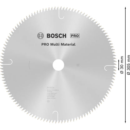 BOSCH PRO Multi Material Circular Saw Blade, 305 x 2.7 x 30 mm 2608642210