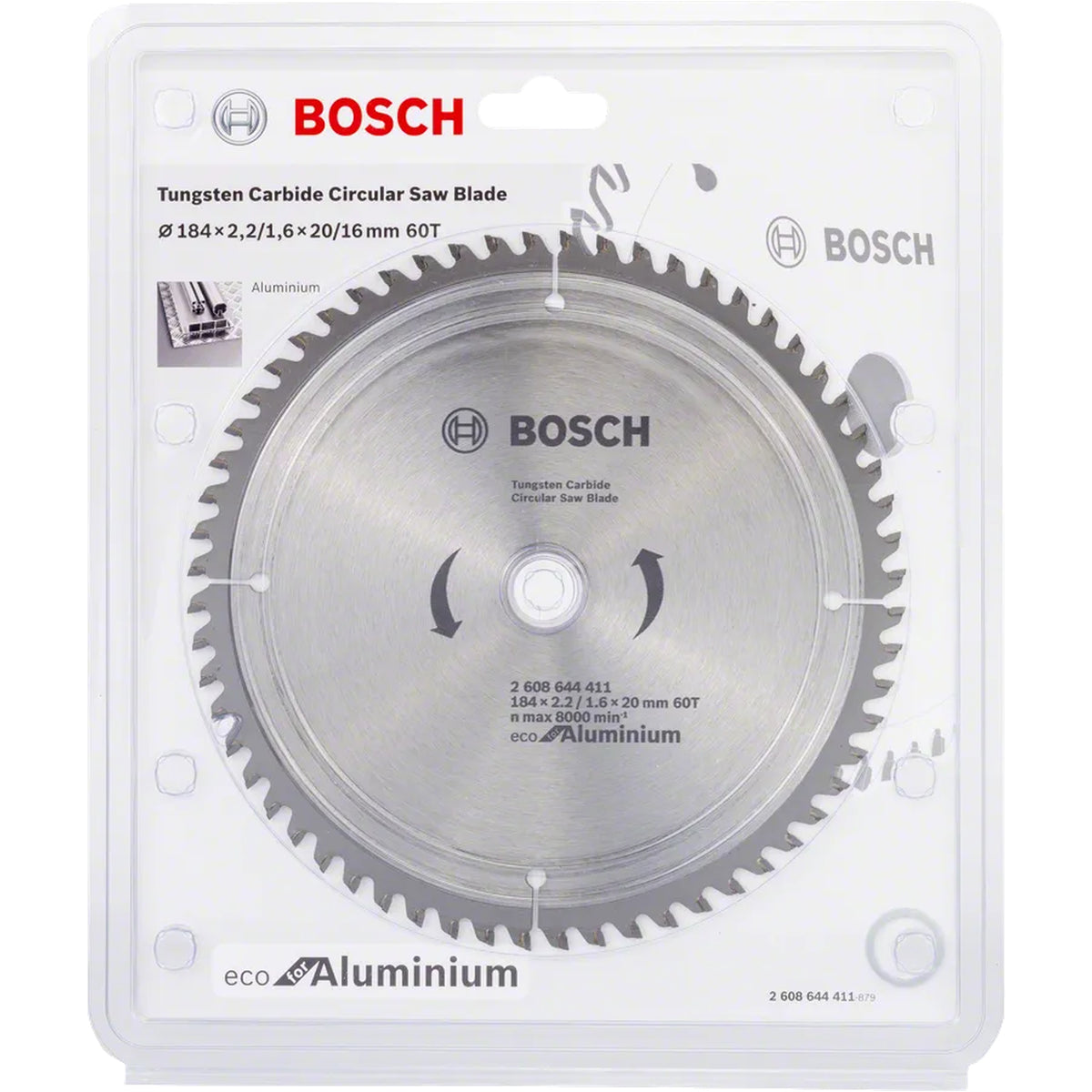 BOSCH Circular Saw Blade Eco for Aluminium 2608644411