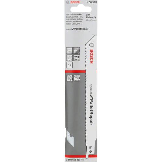 BOSCH Reciprocating saw blade S 722 VFR 2608658027