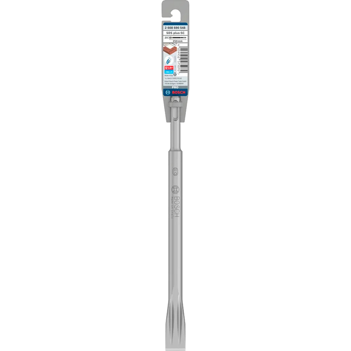 BOSCH PRO SDS plus-5C Flat Chisel, 20 x 250 mm 2608690548