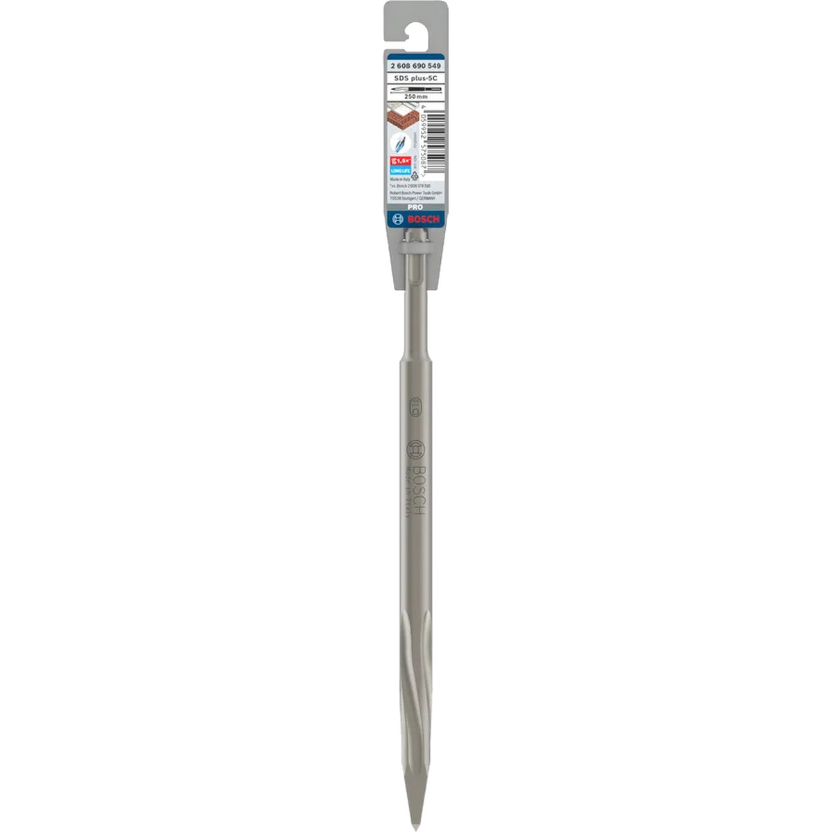 BOSCH PRO SDS plus-5C Pointed Chisel, 250 mm 2608690549