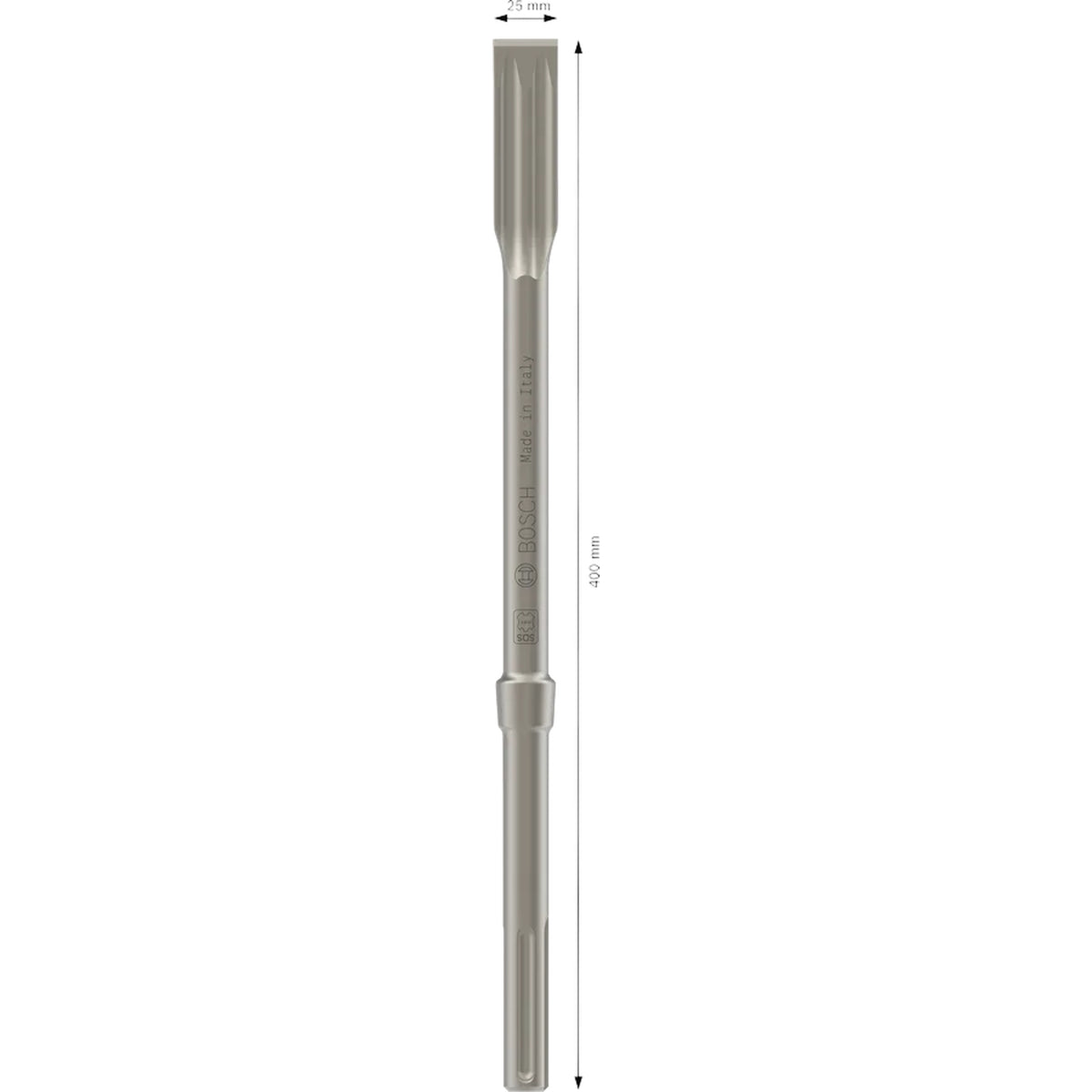BOSCH PRO SDS max-5C Flat Chisel Set, 25 x 400 mm, 10 pcs 2608690575