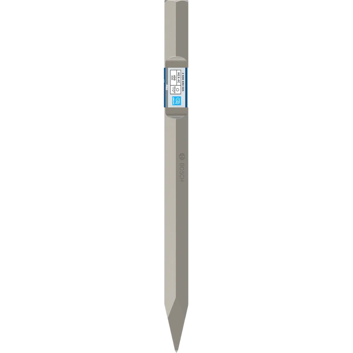 BOSCH PRO HEX-4C Pointed Chisel 28 mm, 28 x 400 mm 2608690585
