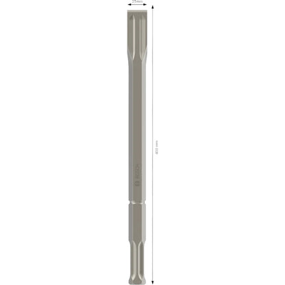 BOSCH PRO HEX-5C Flat Chisel 22 mm, 25 x 400 mm 2608690621