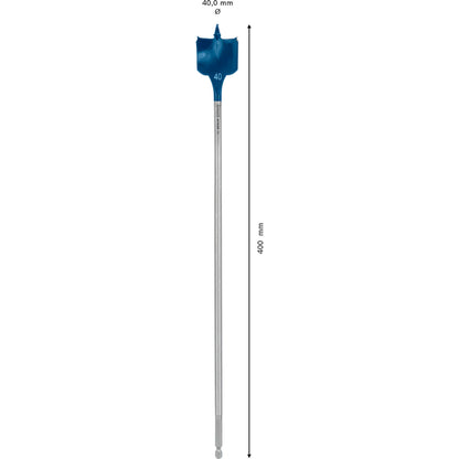 BOSCH EXPERT Self Cut Speed Spade Drill Bit 40 x 400 mm 2608900358
