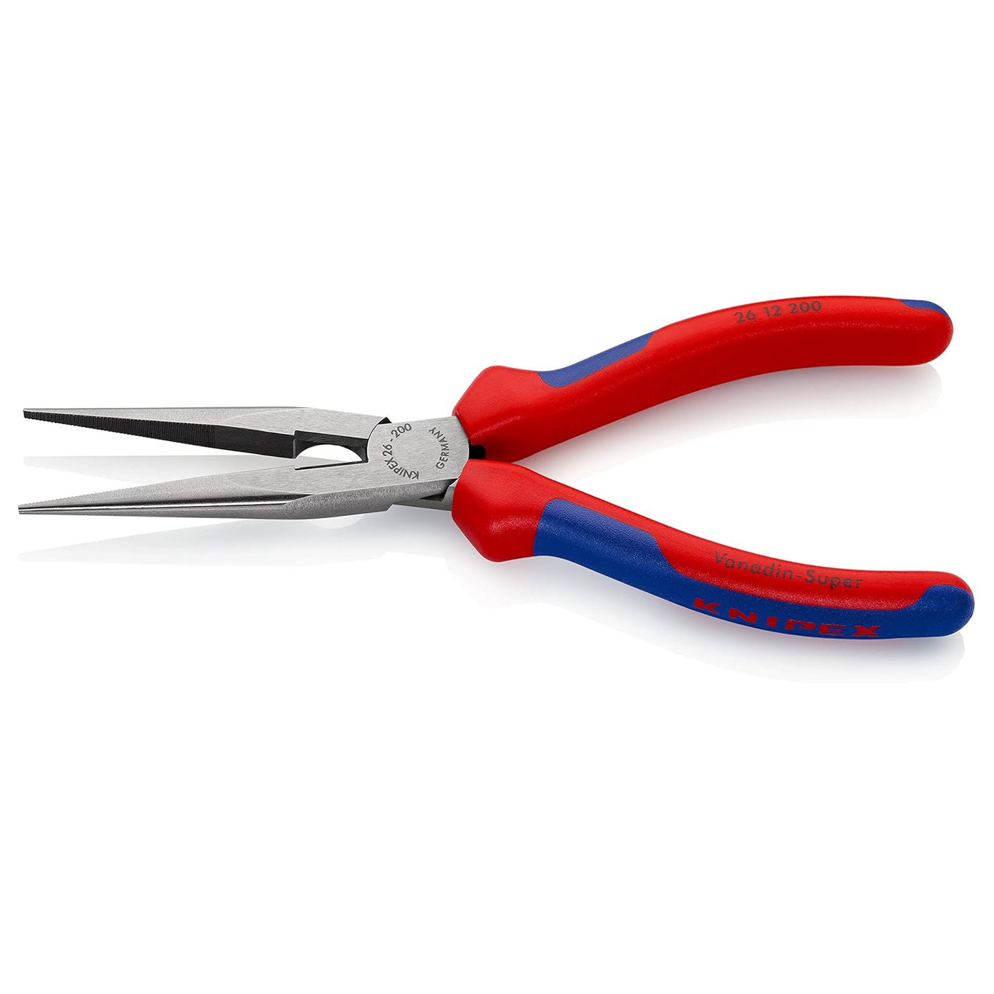 KNIPEX 26 12 200 Snipe Nose Side Cutting Pliers (Stork Beak Pliers)