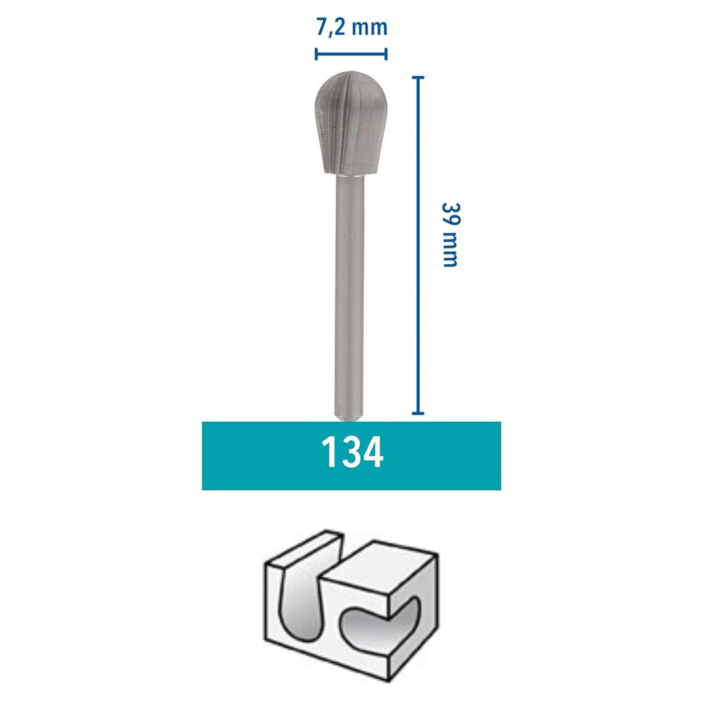 DREMEL High Speed Cutter 7,2 mm (134) 26150134JA