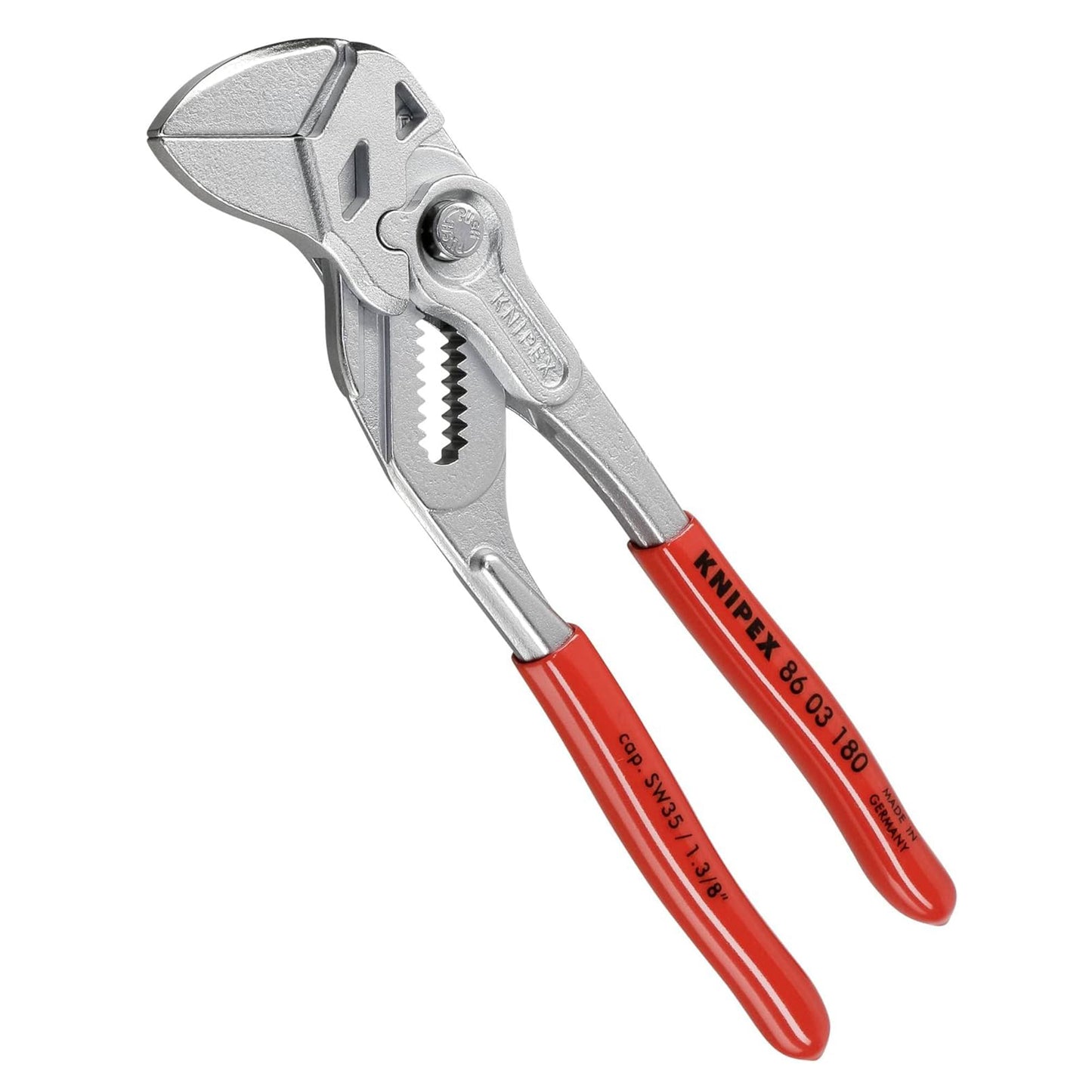 KNIPEX 86 03 180 Pliers Wrench (Pliers and a wrench in a single tool)