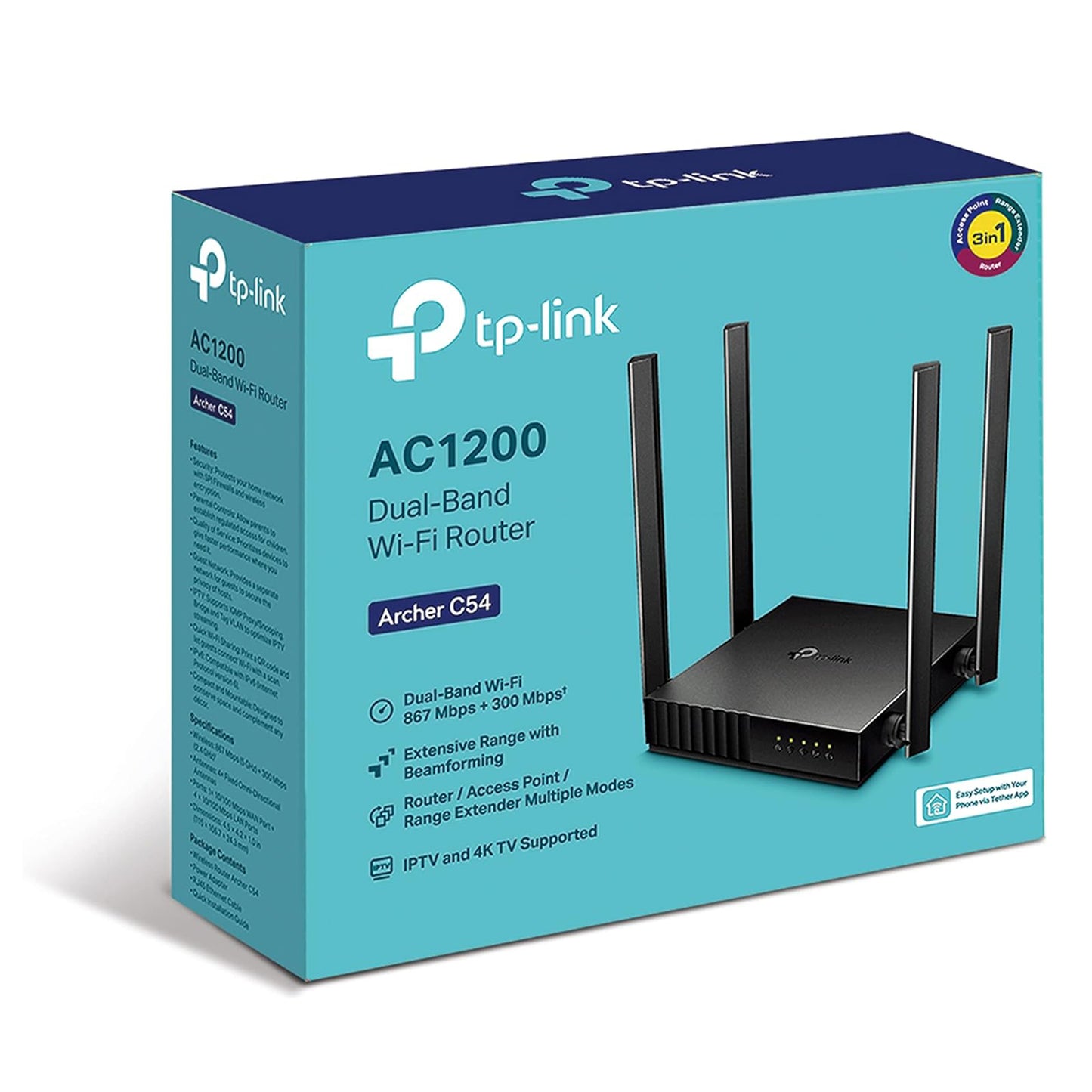 TP-Link Archer C54 Access Point 4 Port 4 Antenna 1200Mbps