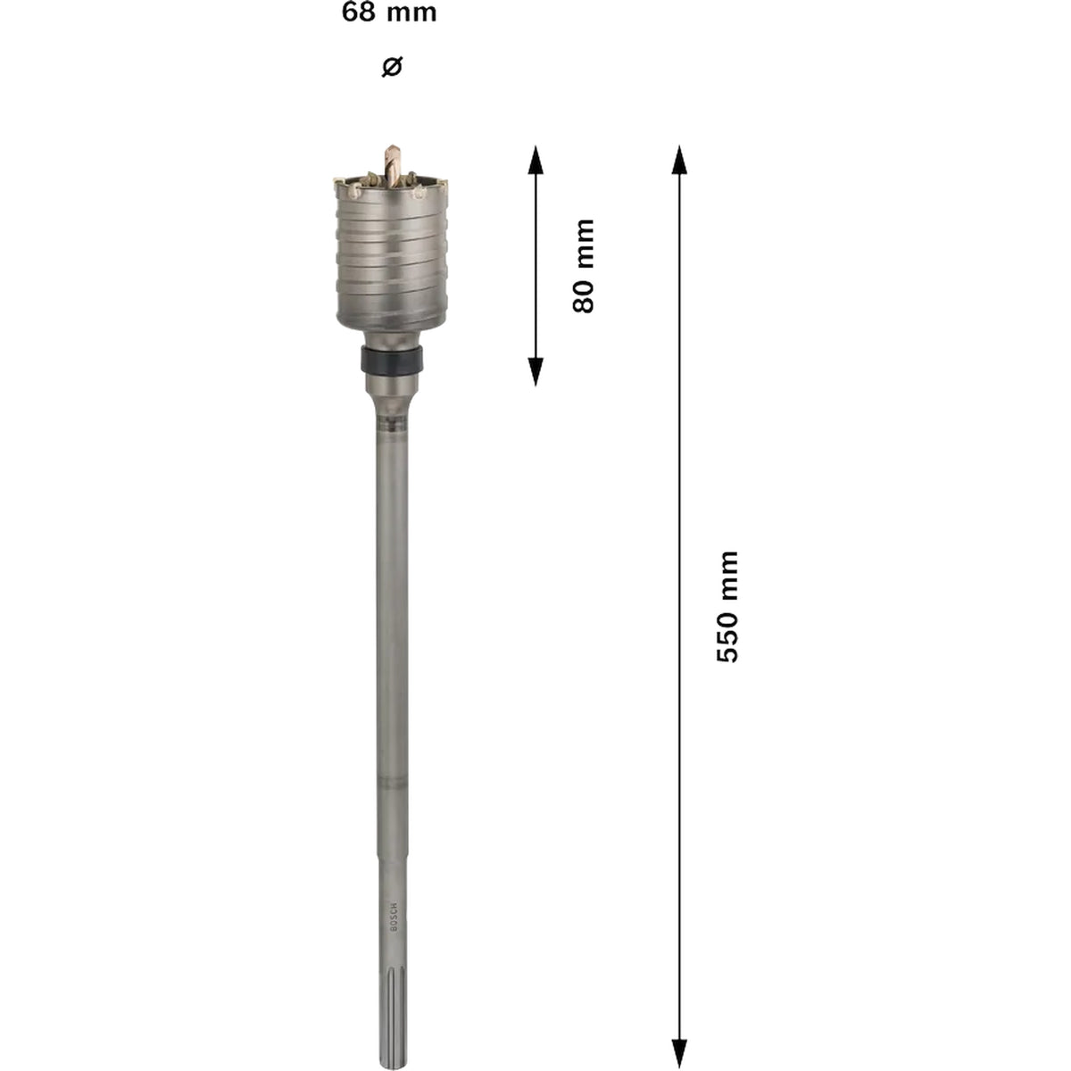 BOSCH PRO SDS max-5 Core Cutter One-Piece, 68 x 80 x 420 mm F00Y145195