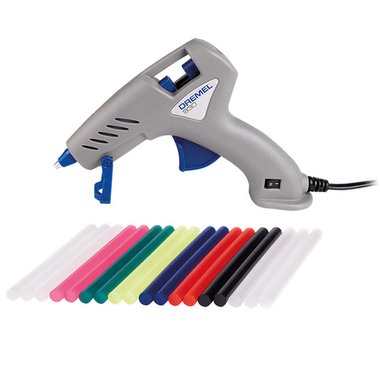 DREMEL Glue Gun (930-18 Hobby) F0130930JA Dual Temperature | مسدس شمع مع ضبط مسبق لدرجة الحرارة من دريميل