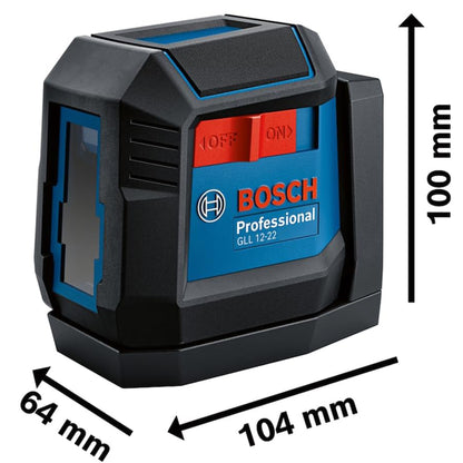 BOSCH GLL 12-22 Professional line laser 12m rang red laser