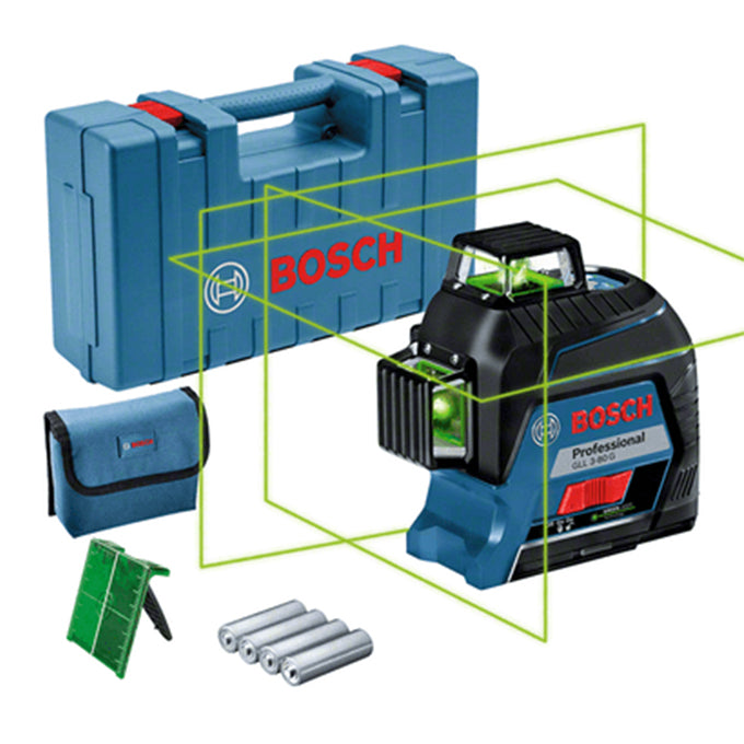 BOSCH GLL 3-80 G PROFESSIONAL Line Laser | ميزان شيرب ليزر 360 درجه 3 خط