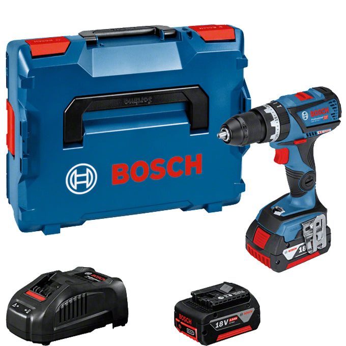 BOSCH GSB 18V-60 C Professional Cordless Combi | شنيور بطارية براشليس ظرف معدن 12 فولت دقاق 5 أمبير 60 نيوتن