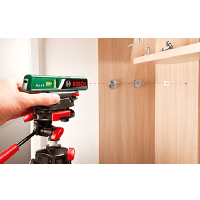 BOSCH PLL 1 P Spirit level 0603663300 | ميزان مياه مدمج مع خط ليزر و نقطة ليزر