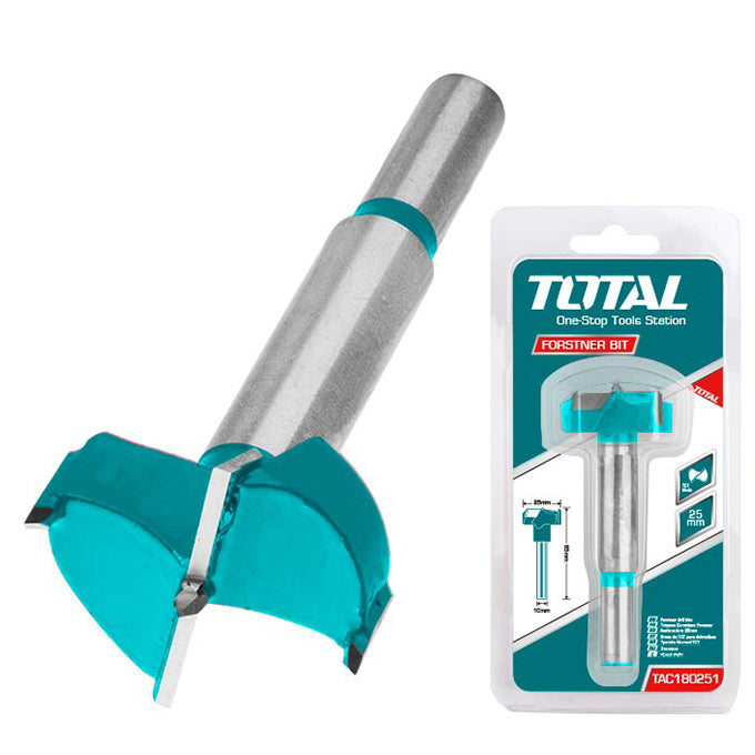 TOTAL TAC180251 FORSTNER DRILL BIT 25mm | بنطة تخريم مفصلات 25 مم