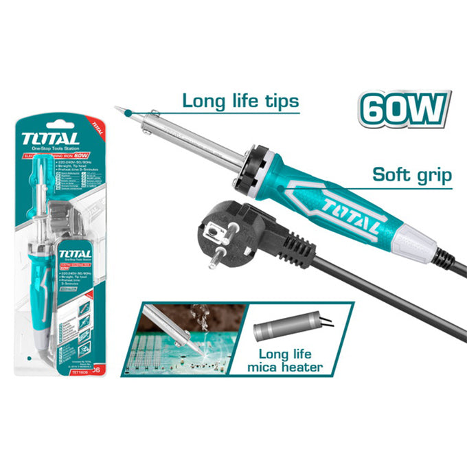 TOTAL TET1606 Soldering Iron 60 Watt | كاوية لحام 60 وات من توتال