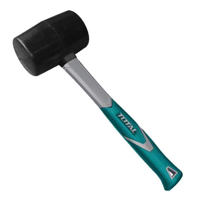 TOTAL THT761616 RUBBER MALLET 450gr | دقماق كاوتش 450 جرام يد فايبر توتال