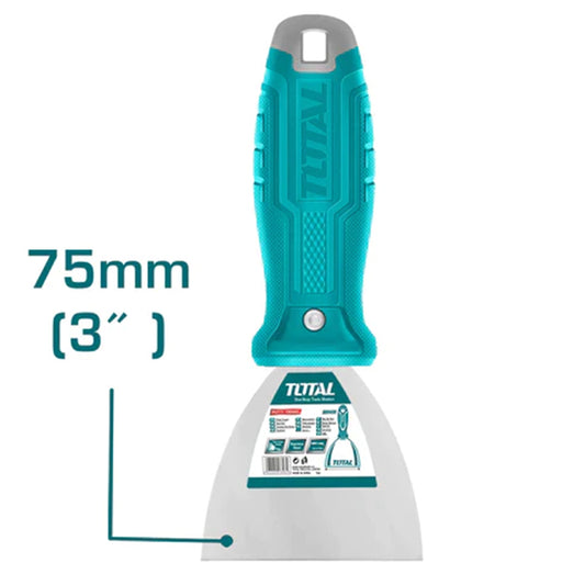 TOTAL THT837526 3" ESPATULA Putty Trowel | سكينة معجون 3 بوصه يد بلاستيك