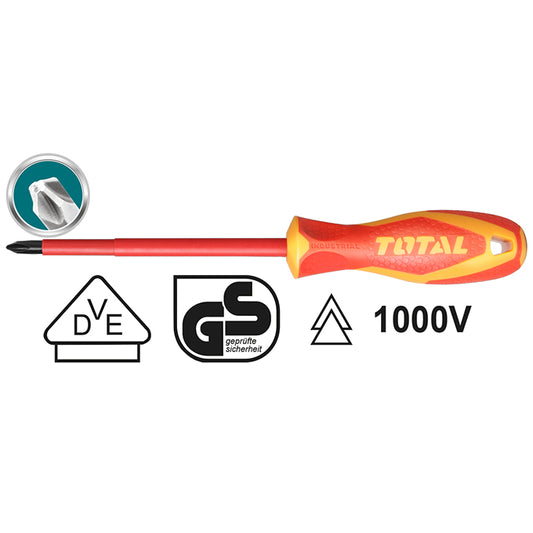 TOTAL THTISPH2100 Insulated Phillips Screwdriver 1000VPH2 X 100