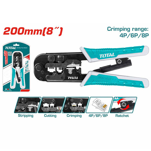 TOTAL TMPCN5468R Modular Plug Crimper | أراجه 8 بوصه توتال