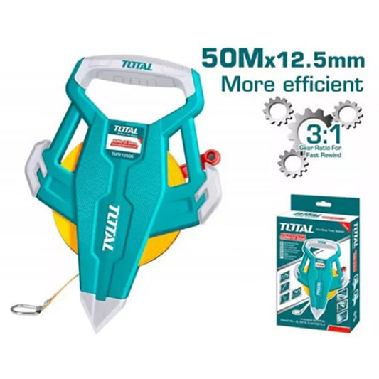 TOTAL TMTF13506 measuring tape 50 M | متر فايبر جلاس 50 متر