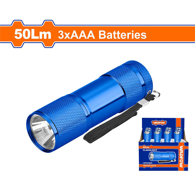 WADFOW WFL2J03 Flashlight 50 Lumens | كشاف ليد يعمل بالبطاريه 50 لومين