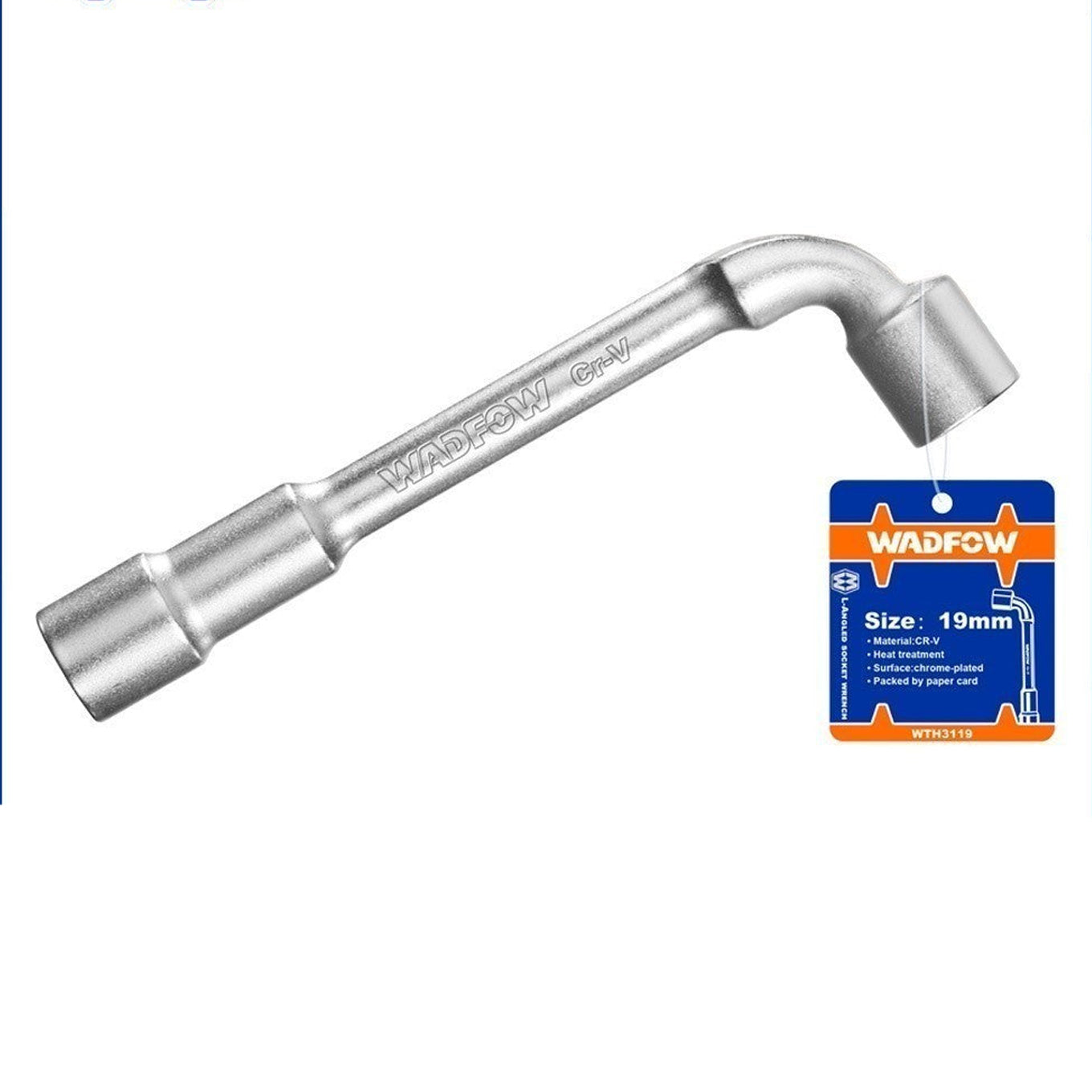 WADFOW WTH3119 L-Angled Socket Wrench 17mm | مفتاح بيبه 19 مم