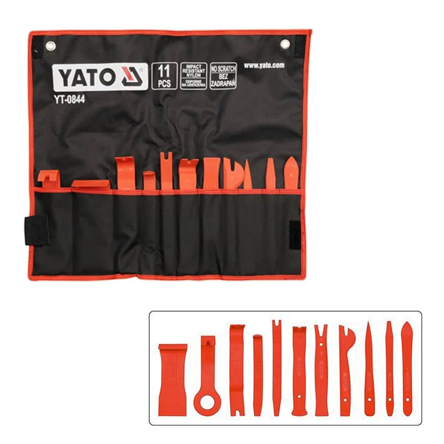 YATO YT-0844 PANEL REMOVAL SET 11 PCS